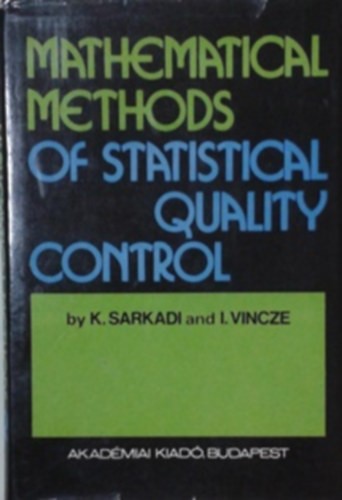 Cover for Mathematical methods of statistical quality control