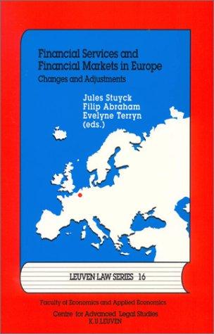 Cover for Financial services and financial markets in Europe