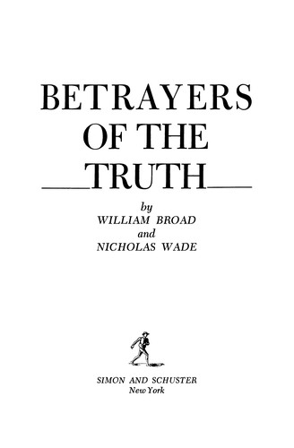 Cover for Betrayers of the truth