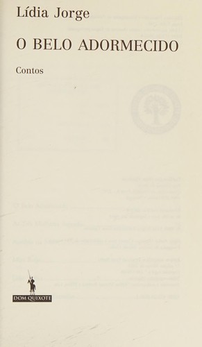 Cover for O Belo Adormecido