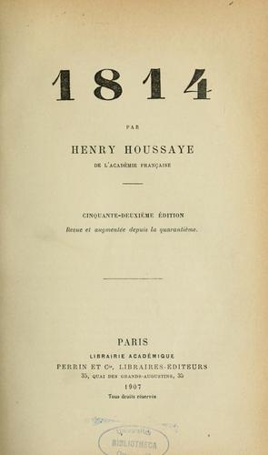 Cover for 1814