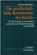 Cover for Die gesellschaftliche Konstitution des Berufs