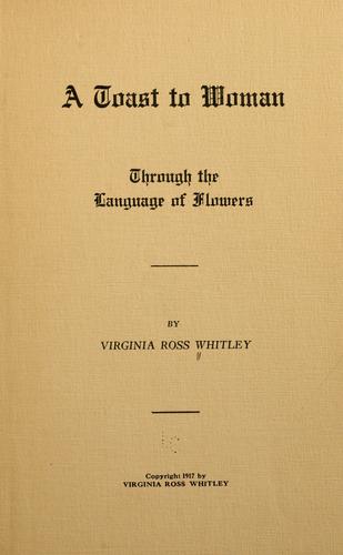 Cover for A toast to woman