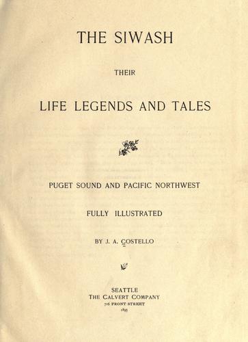 Cover for The Siwash