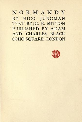 Cover for Normandy