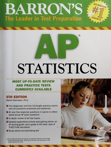 Cover for Barron's AP statistics