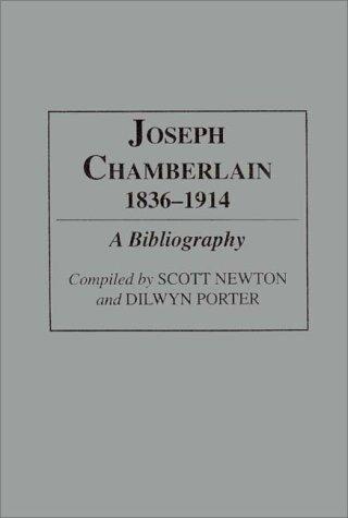 Cover for Joseph Chamberlain, 1836-1914