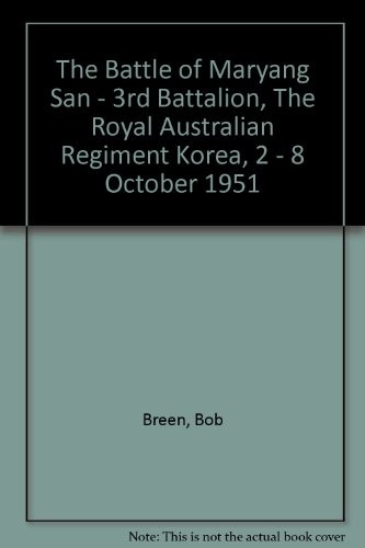 Cover for The battle of Maryang San