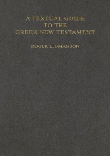 Cover for A Textual Guide to the Greek New Testament