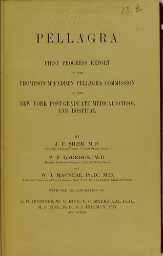 Cover for Pellagra