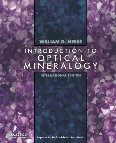 Cover for Introduction to Optical Mineralogy