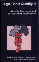 Cover for AGRI-FOOD QUALITY II (Special Publications)