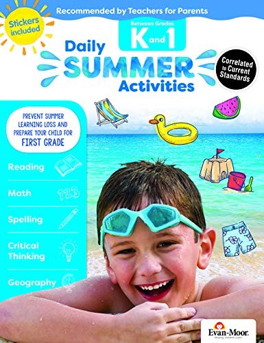 Cover for Evan-Moor Daily Summer Activities, Between Kindergarten and 1st Grade Activity Book