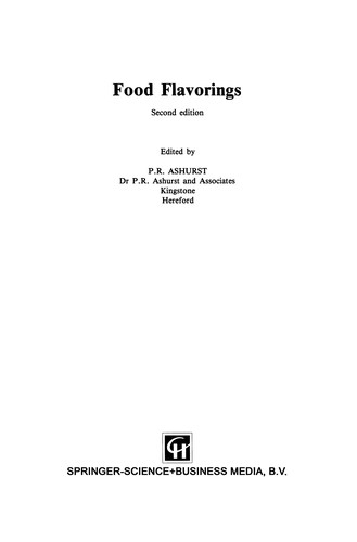 Cover for Food Flavorings