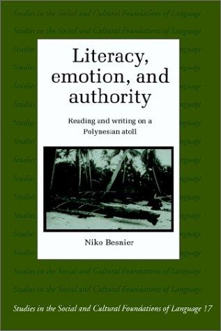 Cover for Literacy, emotion, and authority