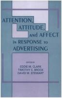 Cover for Attention, attitude, and affect in response to advertising