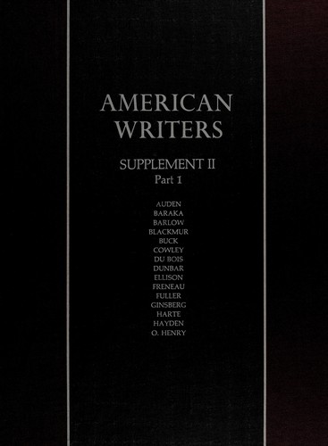 Cover for American writers