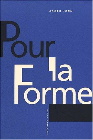Cover for Pour la forme