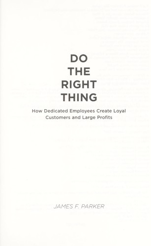 Cover for Do the right thing