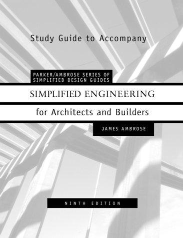 Cover for Simplified Engineering for Architects and Builders, Study Manual