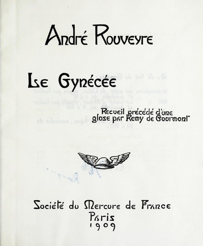 Cover for Le gynécée