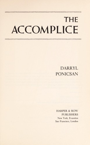 Cover for The accomplice