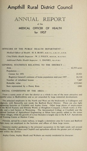 Cover for [Report 1957]