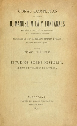 Cover for Obras completas
