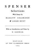 Cover for Spenser