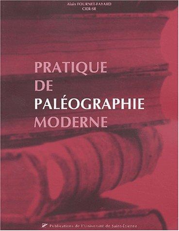 Cover for Manuel de paleographie moderne
