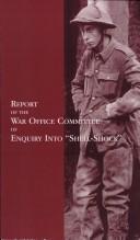 Cover for Report of the War Office Committee of Enquiry into "Shell-shock" (cmd. 1734)