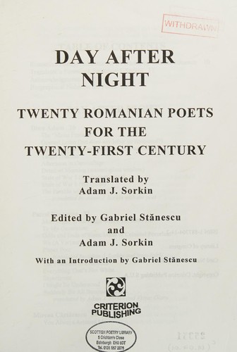 Cover for Day after night