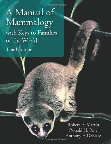 Cover for A Manual of Mammalogy
