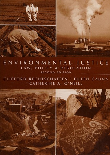 Cover for Environmental justice