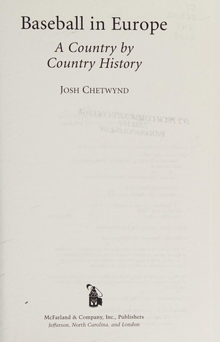 Cover for Baseball in Europe