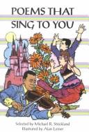 Cover for Poems that sing to you