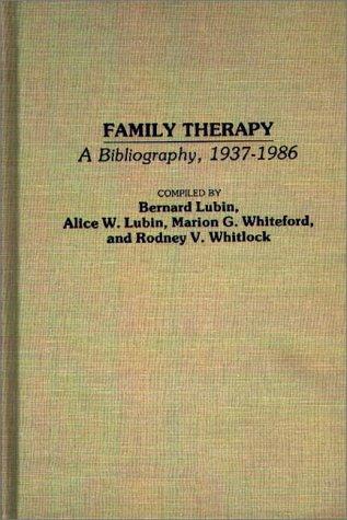 Cover for Family therapy