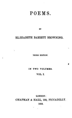 Cover for Poems, by E.B. Barrett