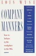 Cover for Company Manners