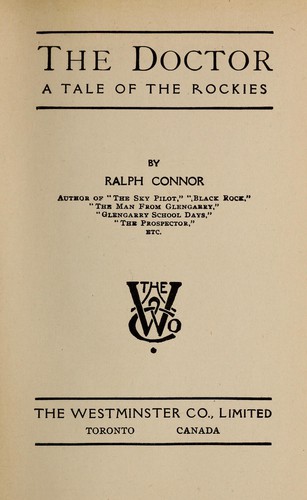 Cover for The doctor