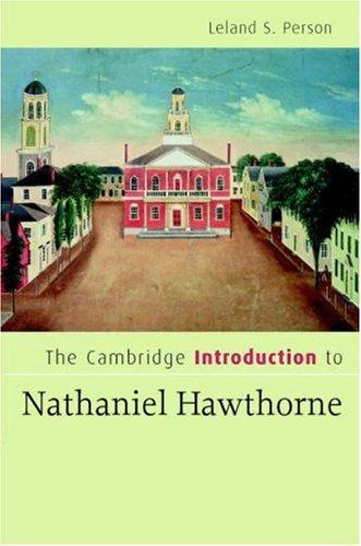Cover for The Cambridge Introduction to Nathaniel Hawthorne (Cambridge Introductions to Literature)