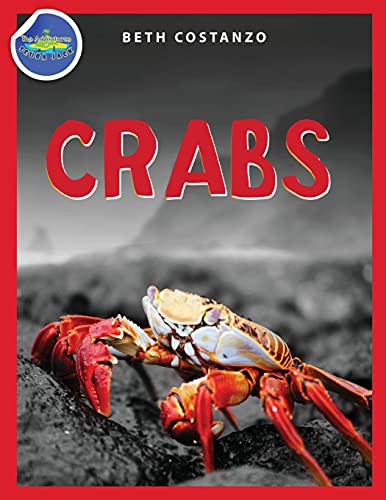 Cover for Crab Activity Workbook for Kids ages 4-8