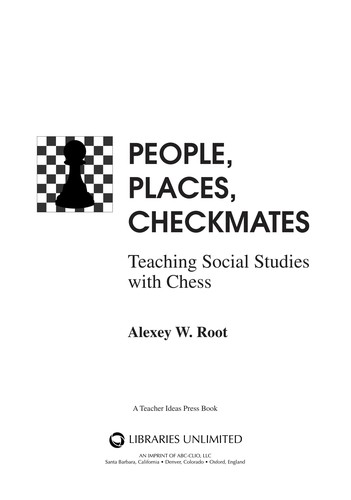 Cover for People, places, checkmates