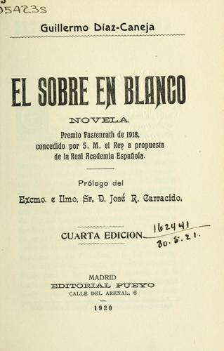 Cover for El sobre en blanco