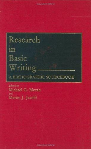 Cover for Research in Basic Writing