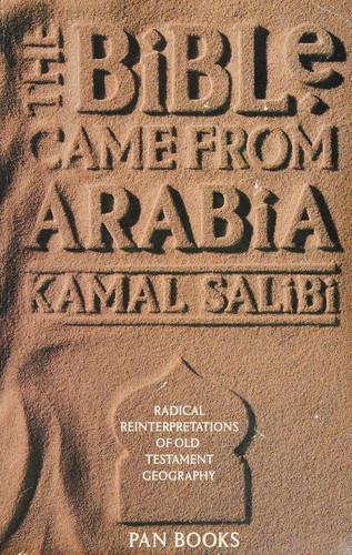 Cover for The Bible Came From Arabia