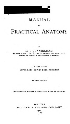 Cover for Manual of practical anatomy, v.2