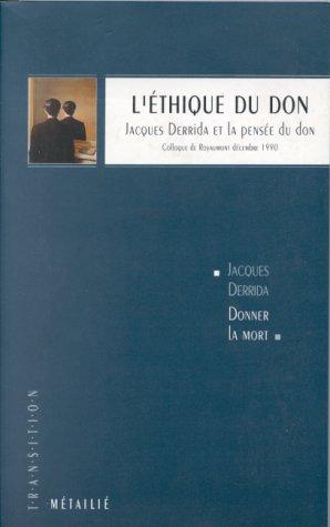 Cover for L' Ethique du don