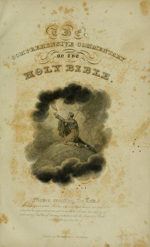 Cover for comprehensive commentary on the Holy Bible