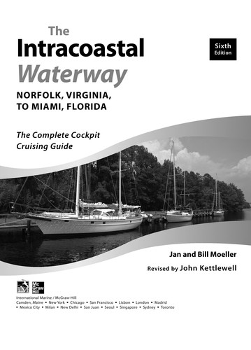 Cover for The intracoastal waterway Norfolk, Virginia, to Miami, Florida